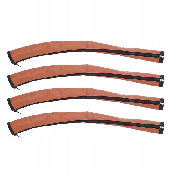 Set mit 4 Griffbezügen aus PU-Leder für Universal-Kinderwagen