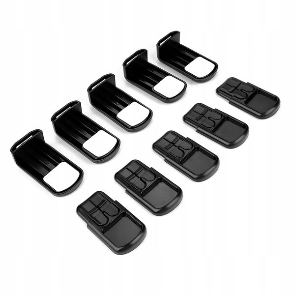 Set mit 5 Sicherheitsschlössern für Türen, Schubladen und Kindermöbel aus ABS-Kunststoff
