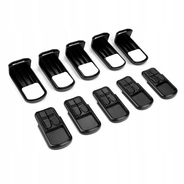Set mit 5 Sicherheitsschlössern für Türen, Schubladen und Kindermöbel aus ABS-Kunststoff