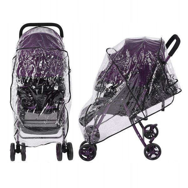 Transparente wind- und regensichere Abdeckung für den Kinderwagen
