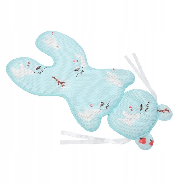 Rückenlehnenstütze für Autositze für Neugeborene mit atmungsaktivem Panda-Bezug
