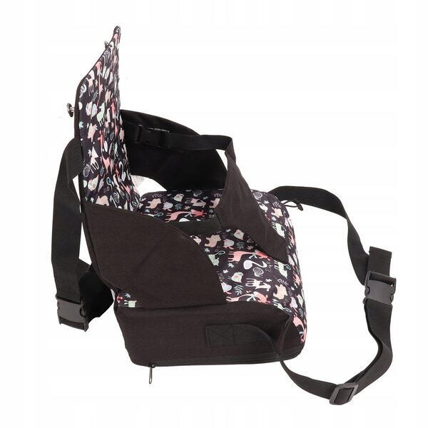 Sedia pieghevole portatile per bambini con cuscino rialzante antiscivolo