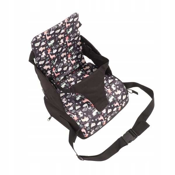 Sedia pieghevole portatile per bambini con cuscino rialzante antiscivolo