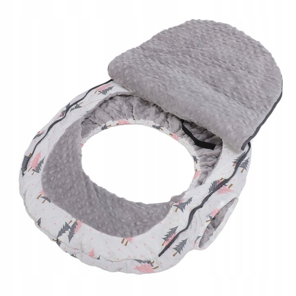 XL superwarmer Flanellbezug für Neugeborenen-Kinderwagen und Autositz