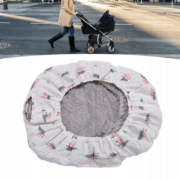 XL superwarmer Flanellbezug für Neugeborenen-Kinderwagen und Autositz