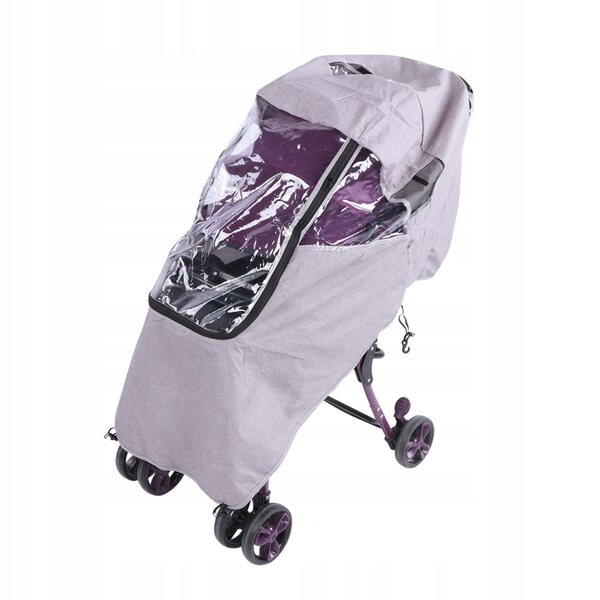 Universelle regen- und winddichte Abdeckung für Kinderwagen mit Frontfenster