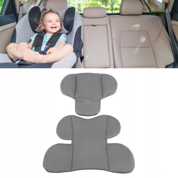 Autositzkissen mit Lordosenstütze und Kinderschutz