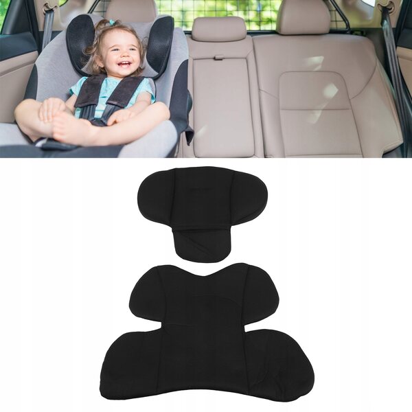 Autositzkissen mit Lordosenstütze und Schutz für Kinder ab 18 Jahren