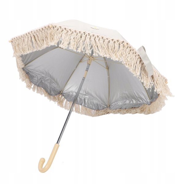 Parasol da giardino per bambini con frange resistente ai raggi solari 43 cm