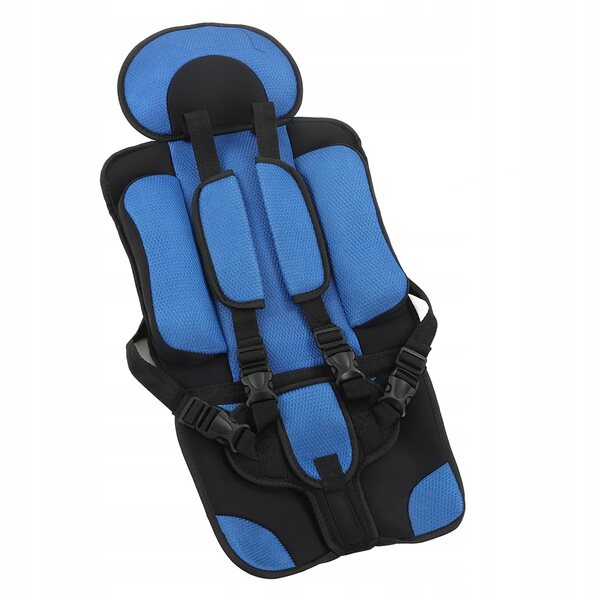 Seggiolino da viaggio di sicurezza per bambini con cinghie regolabili e morbida imbottitura