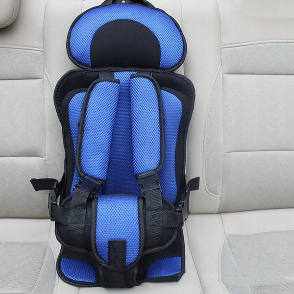 Seggiolino da viaggio di sicurezza per bambini con cinghie regolabili e morbida imbottitura