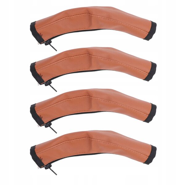 Set 4 coperture manubrio universali in pelle PU per passeggino baby