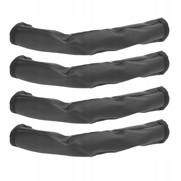 Set mit 4 PU-Lederbezügen für universelle Kinderwagengriffe, Schutz und Design