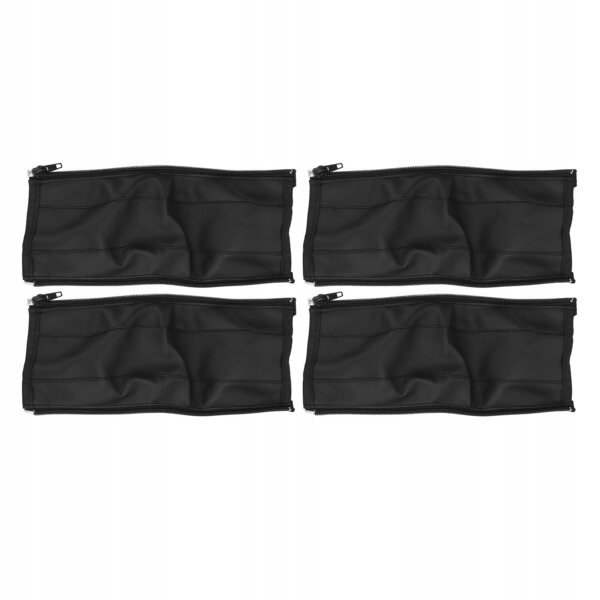 Set mit 4 PU-Lederbezügen für universelle Kinderwagengriffe, Schutz und Design