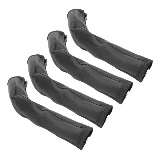 Set mit 4 PU-Lederbezügen für universelle Kinderwagengriffe, Schutz und Design