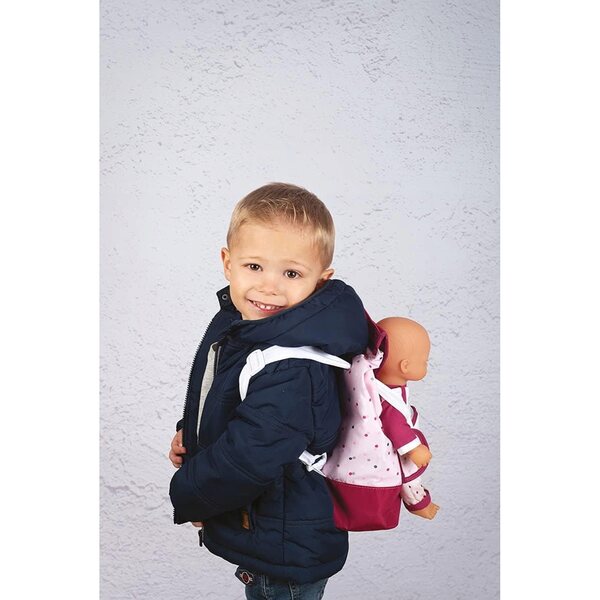 Baby Nurse Smoby 2in1 Puppenrucksack, verstellbar für Kinder ab 3 Jahren