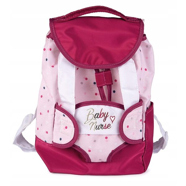 Baby Nurse Smoby 2in1 Puppenrucksack, verstellbar für Kinder ab 3 Jahren