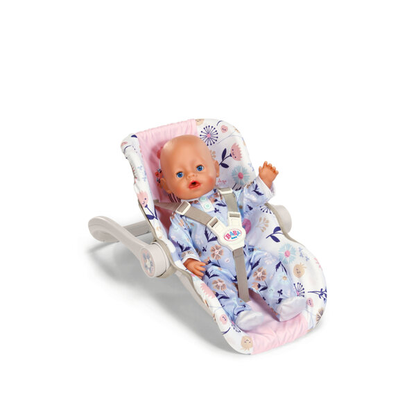 Baby Born Floral Babytrage für Puppen 36–43 cm, aus Kunststoff und Stoff