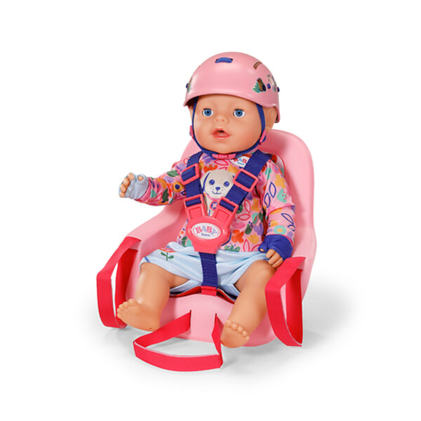 BABY born Fahrradsitz mit Muster – ein Accessoire für aktive Kinder