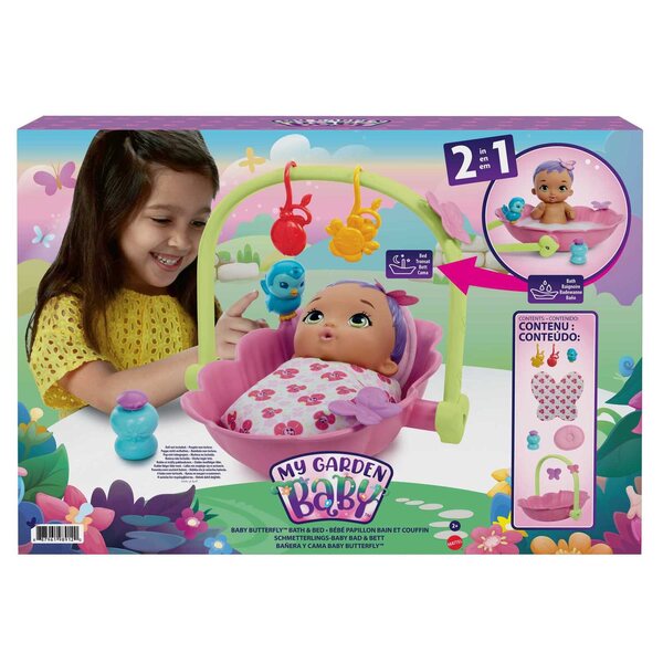 My Garden Baby. HBH46 Wanienka łóżeczko 2w1