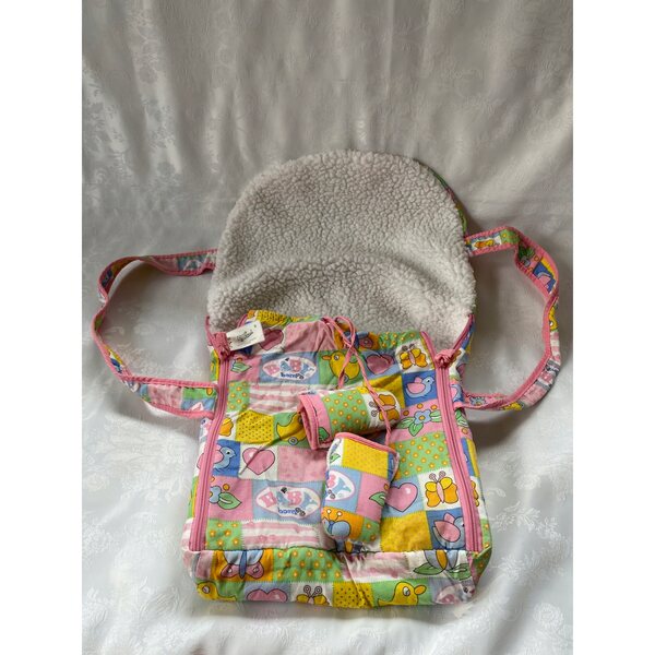 Baby Born Babytragen-Schlafsack für 42-cm-Puppen aus rosa Stoff