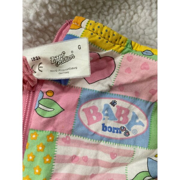 Baby Born Babytragen-Schlafsack für 42-cm-Puppen aus rosa Stoff