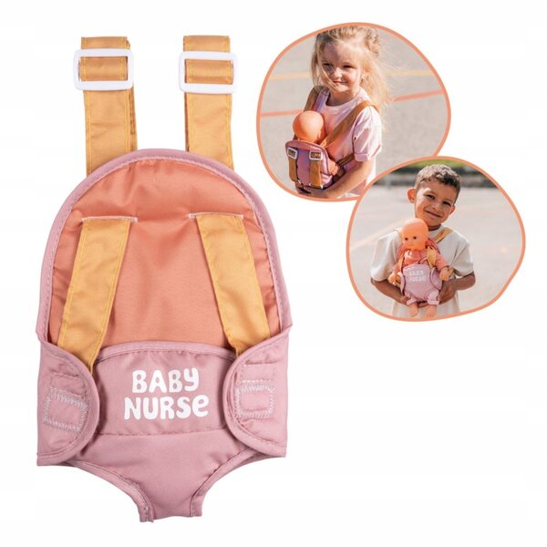 Nosidełko Dla lalki 42 cm Baby Nurse Nosidło regulowane Smoby
