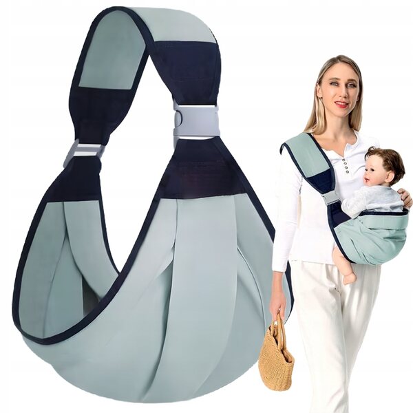 Marsupio multifunzionale traspirante per bambini fino a 18 kg con cinghie regolabili