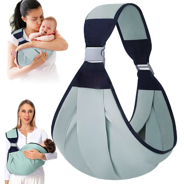 Atmungsaktive multifunktionale Babytrage für Kinder bis 18 kg mit verstellbaren Trägern