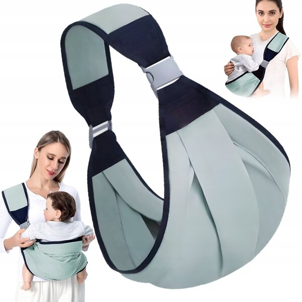 Atmungsaktive multifunktionale Babytrage für Kinder bis 18 kg mit verstellbaren Trägern
