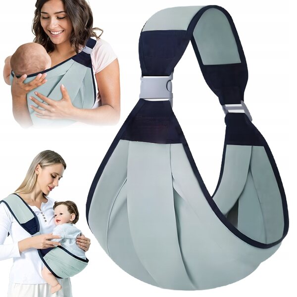 Atmungsaktive multifunktionale Babytrage für Kinder bis 18 kg mit verstellbaren Trägern
