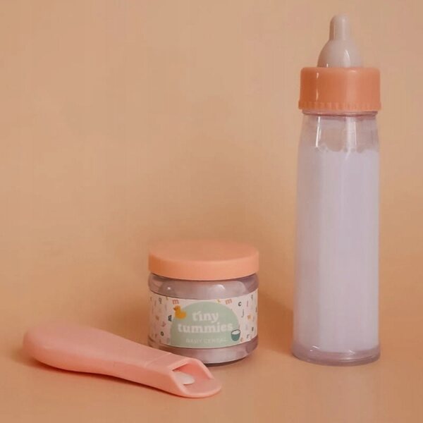 Tiny Harlow set per bambole Tiny Tummies con bottiglia magica e vasetto