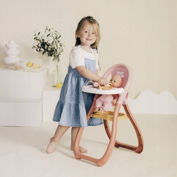 Seggiolino alto Smoby Baby Nurse per bambole fino a 42 cm con accessori