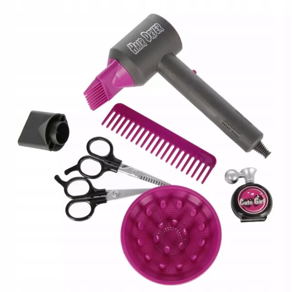 Friseurset für Kinder mit Mega Creative Sound Haartrockner
