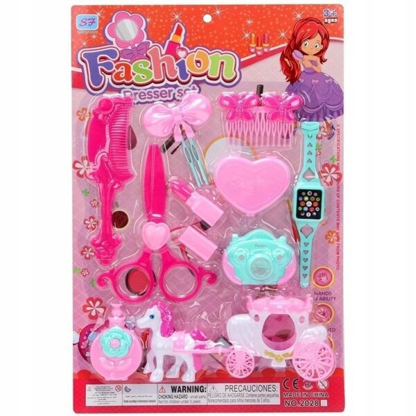 Set di bellezza Trifox 12 pezzi per bambini da 3 anni, materiale carta certificato CE