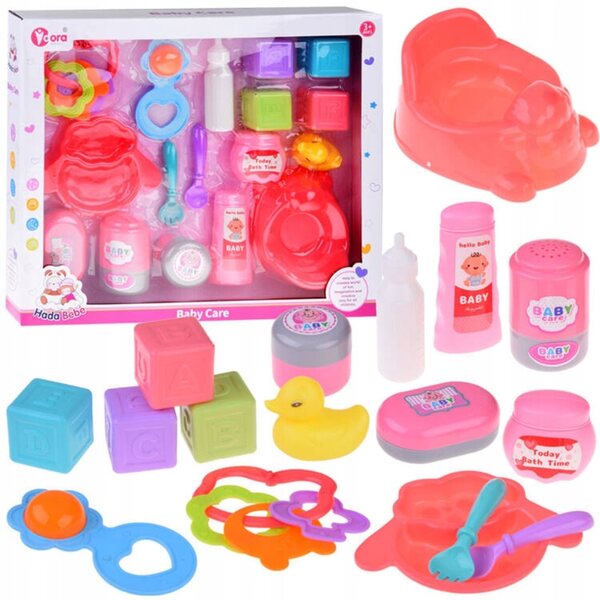 Set Accessori per Bambola Bobas con Vasino e Blocchi in Plastica - Jokomisiada