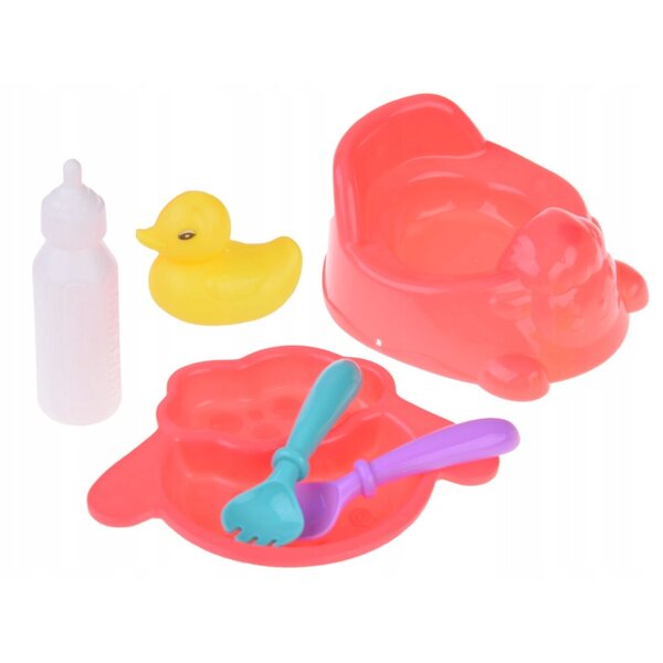 Set Accessori per Bambola Bobas con Vasino e Blocchi in Plastica - Jokomisiada