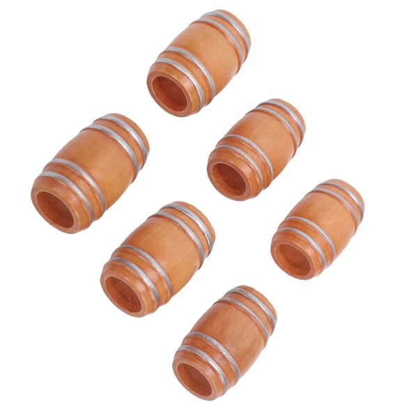 Miniature botti di legno vintage per decorazione casa delle bambole