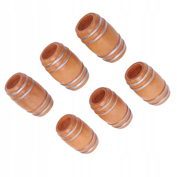 Miniature botti di legno vintage per decorazione casa delle bambole
