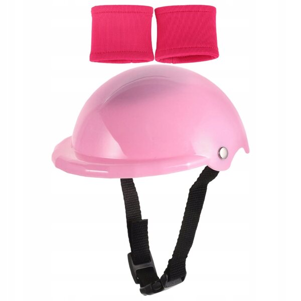 Schutzset mit Helm und Knieschützern für 18-Zoll-Puppen