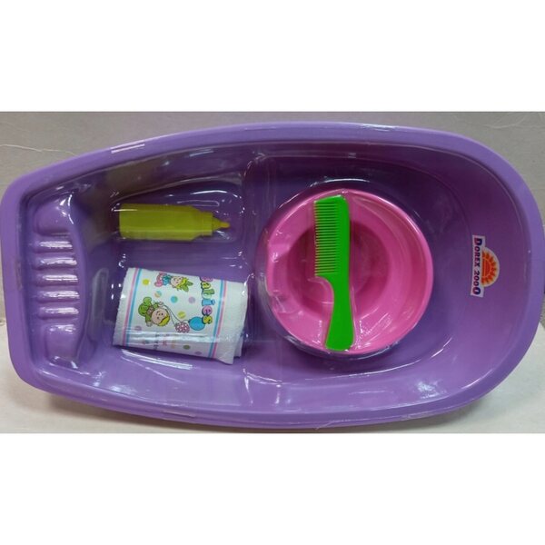 Kunststoff-Wanienka 40 cm mit Zubehör für Puppen für Kinder ab 3 Jahren