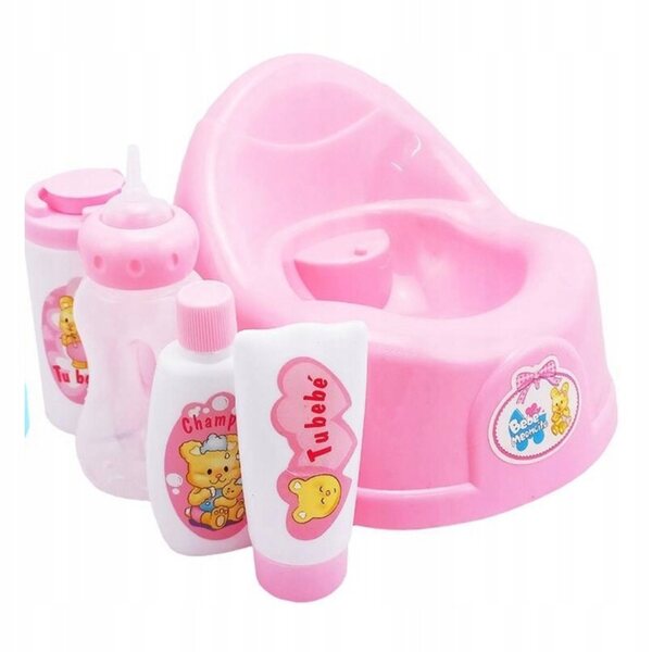 Nocnik con Accessori per Bambole per Bambine - Kit Educativo per Gioco di Cura