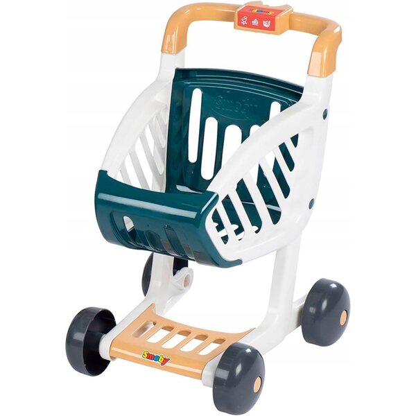 Kindersupermarkt mit Kasse, Einkaufswagen und Lernzubehör