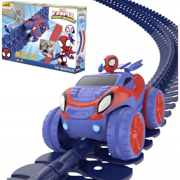 Tor Auto Spider-Man 4,4m mit Lichteffekten für Kinder ab 4 Jahren