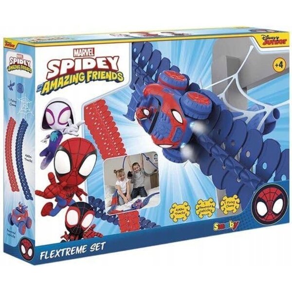 Tor Auto Spider-Man 4,4m mit Lichteffekten für Kinder ab 4 Jahren
