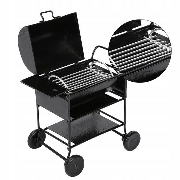 1/12 Puppenhaus-Mini-Grillbanner aus ungiftigem Eisen