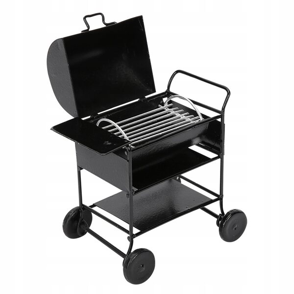 1/12 Puppenhaus-Mini-Grillbanner aus ungiftigem Eisen