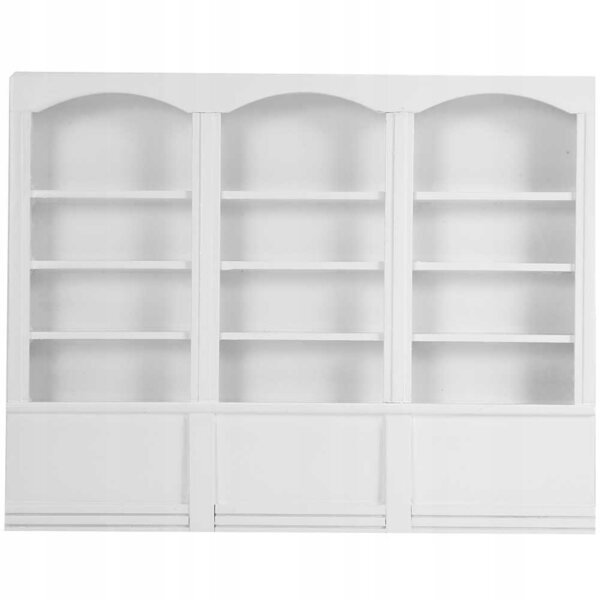 Mini libreria in legno 1:12 per casa delle bambole, accessorio decorativo e funzionale