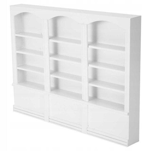 Mini libreria in legno 1:12 per casa delle bambole, accessorio decorativo e funzionale
