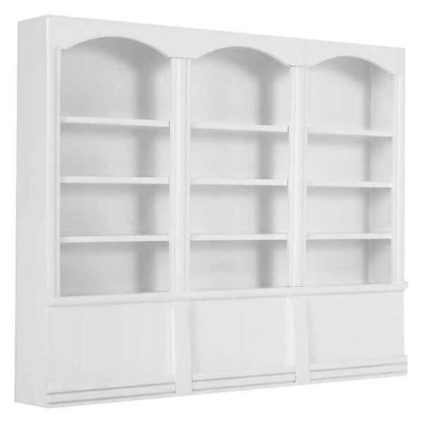 Mini libreria in legno 1:12 per casa delle bambole, accessorio decorativo e funzionale